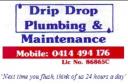 Drip Drop Plumbing logo